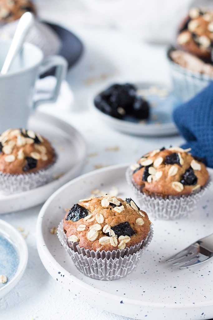 Frühstücksmuffins mit Zimt und Trockenpflaumen – Culirena