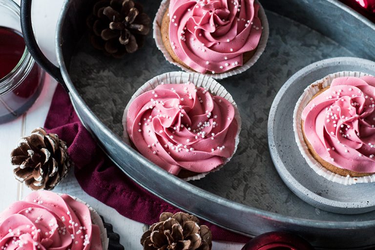 Cranberry-Glühwein Cupcakes – Culirena