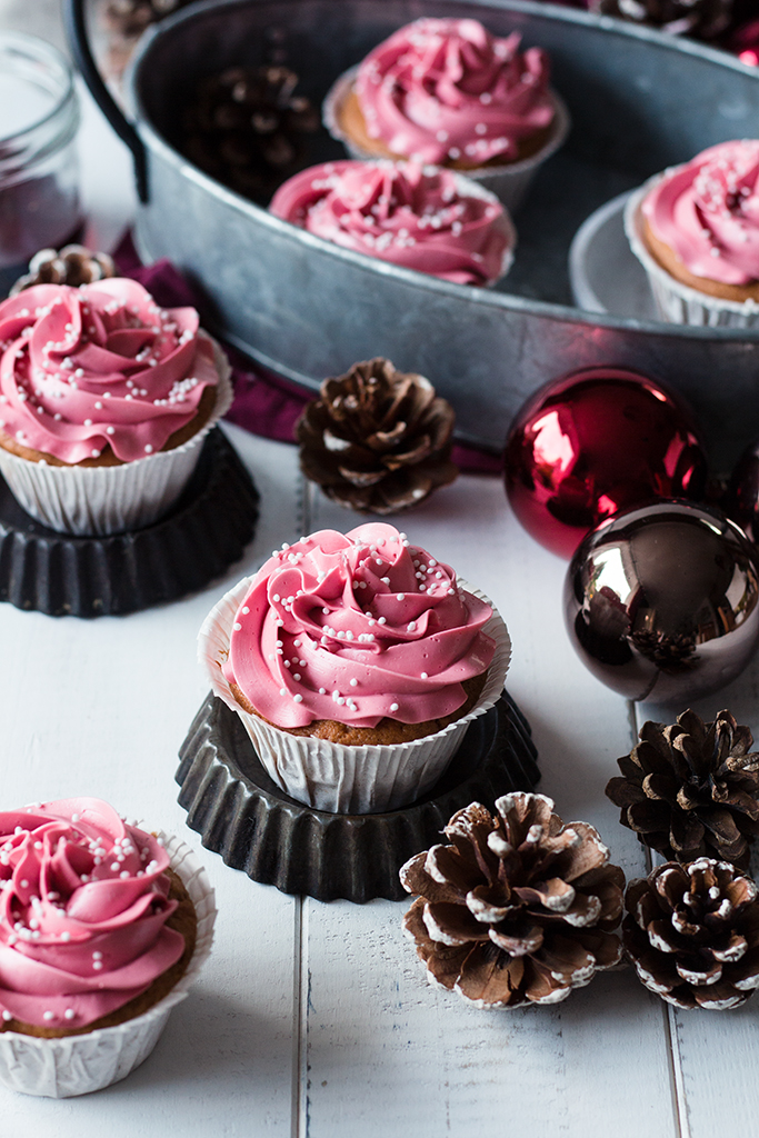 Cranberry-Glühwein Cupcakes – Culirena