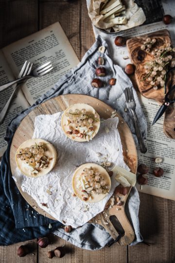 Haselnuss-Törtchen mit weißer Schokoladenmousse – Culirena