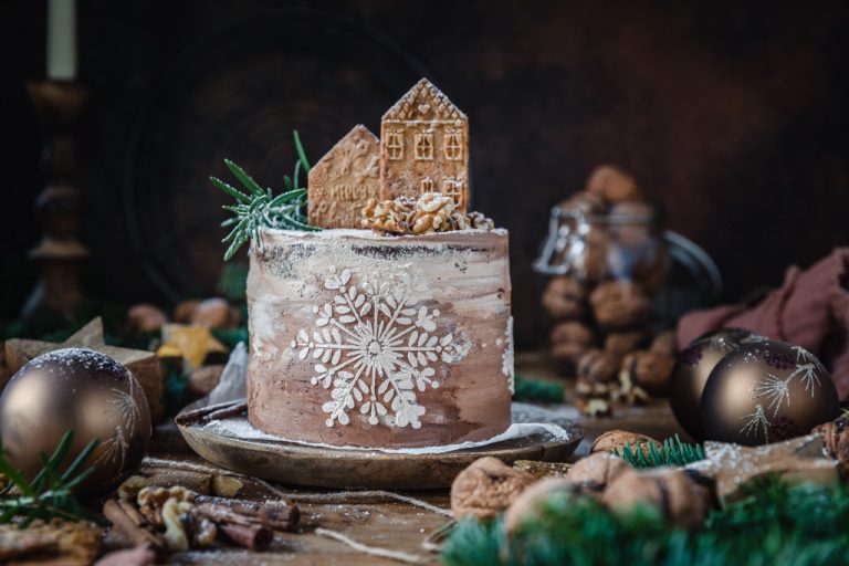 Torten-Advent: Schoko-Walnuss-Torte mit Rum – Culirena